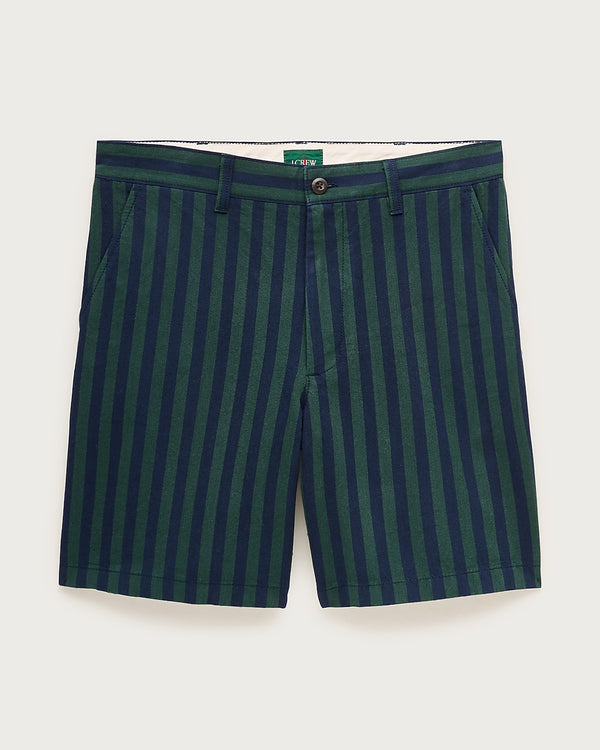 8" Classic chambray short in stripe