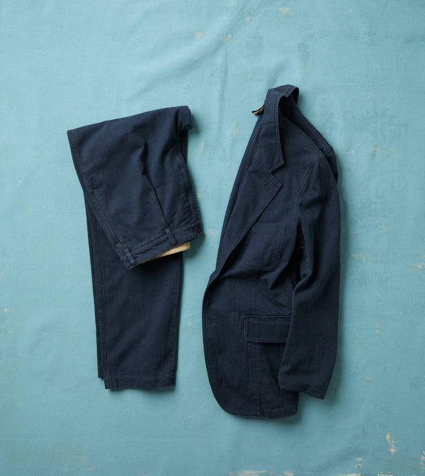 Drakes Ecom - US Navy Herringbone Twill Cotton Games Blazer Mk. I