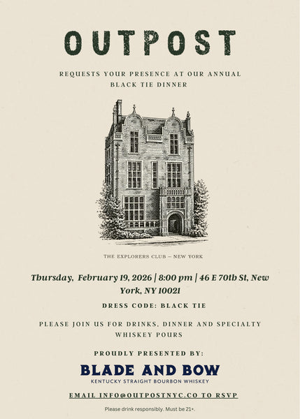You're Invited: Outpost Black Tie Dinner