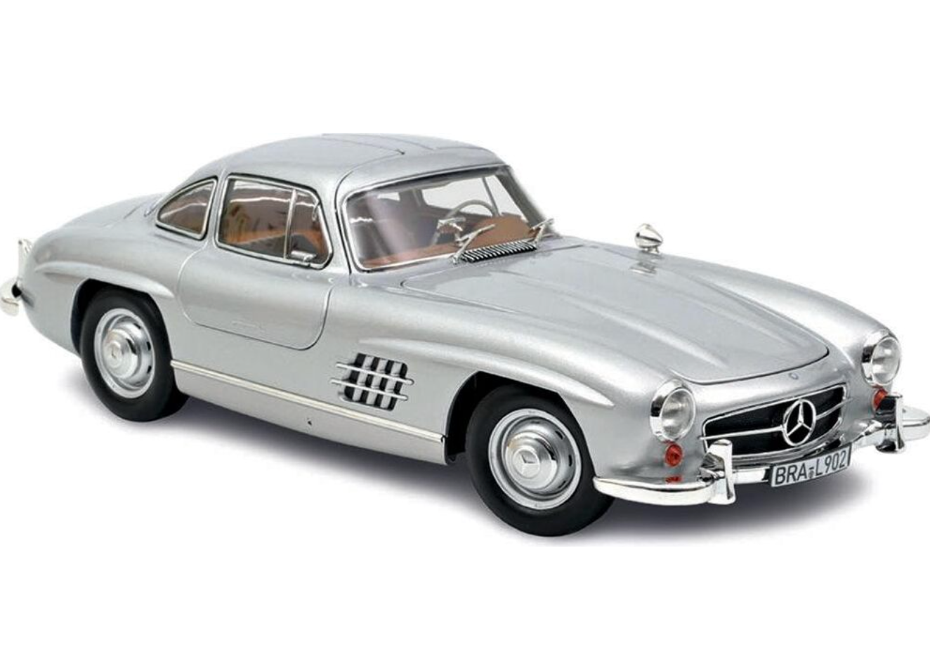 1954 Mercedes-Benz 300 SL Silver in 1:18