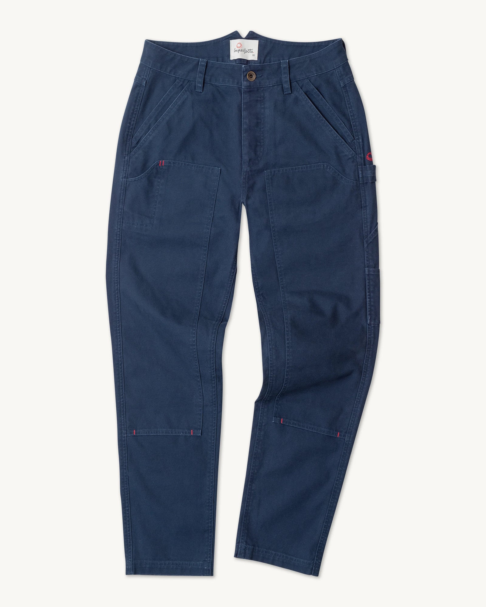 Imperfects Dungaree Pant in Craft Canvas