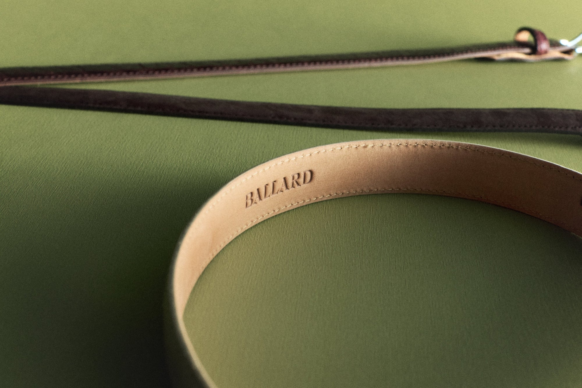 BALLARD NEW YORK LLC Nubuck Stirrup Belt