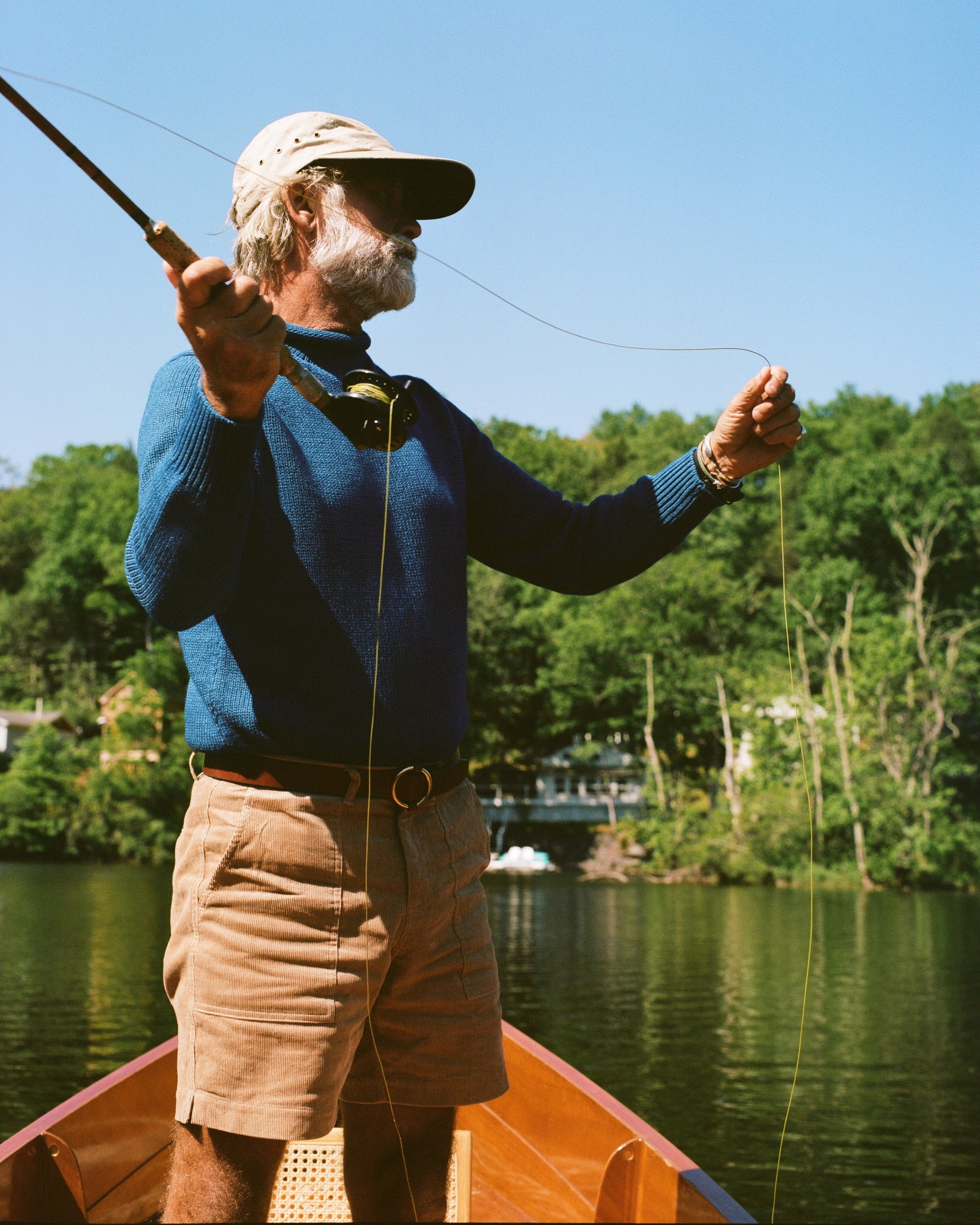 Deep Sea Fisherman's Sweater in Indigo