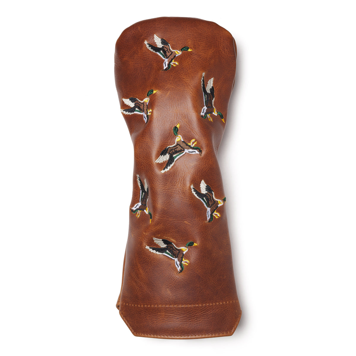 Winston Collection Flying Mallard Ducks Premium Pull-Up Leather Headcovers