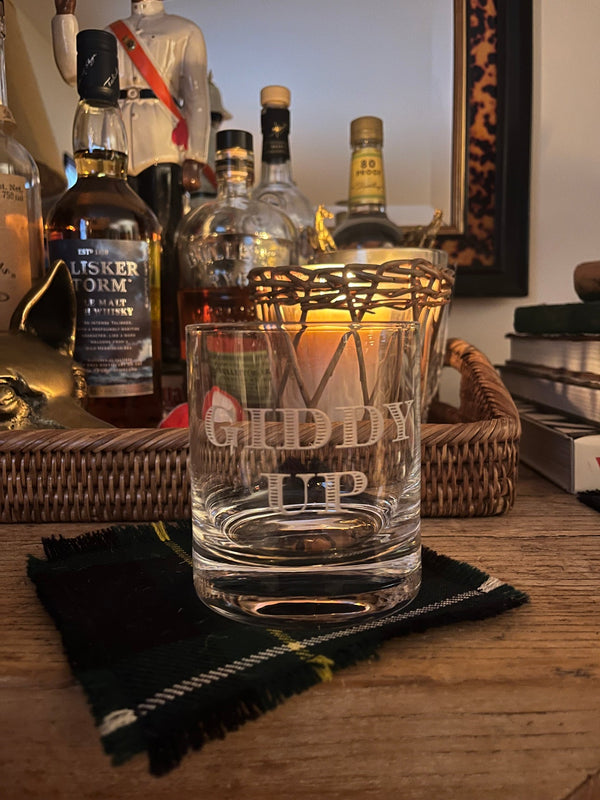 Glass Low Ball - Rivay for J. Earl & Sons