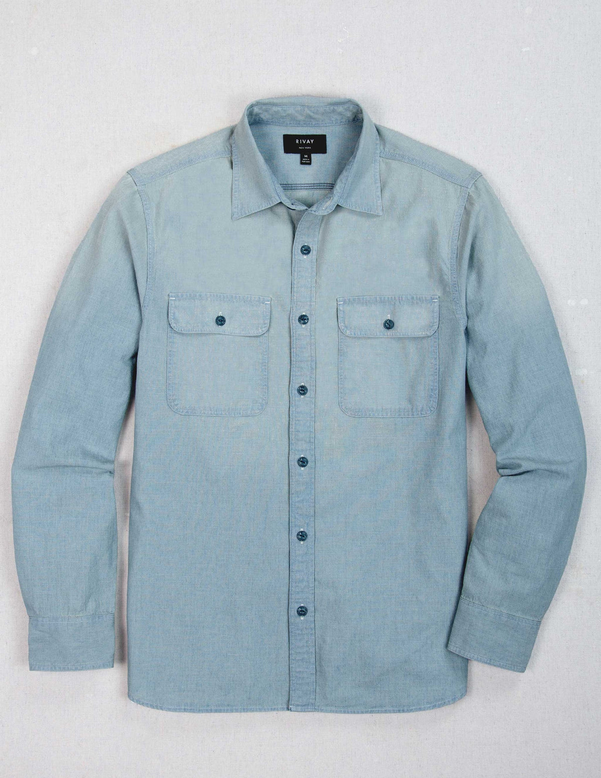 Albers Indigo Chambray Workshirt