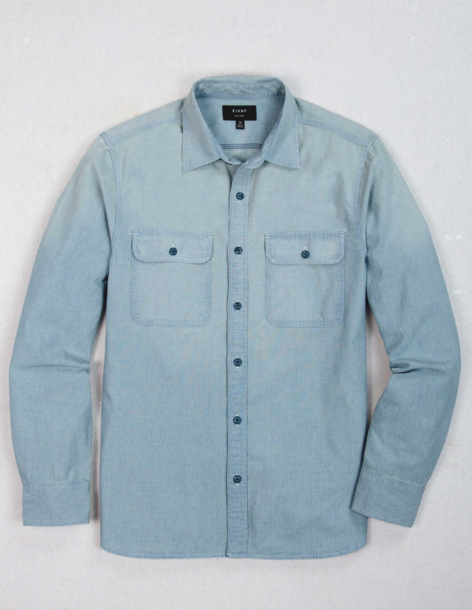 Albers Indigo Chambray Workshirt
