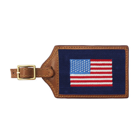 American Flag Luggage Tag