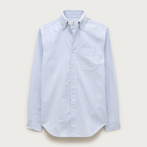 Broken-in organic cotton oxford shirt