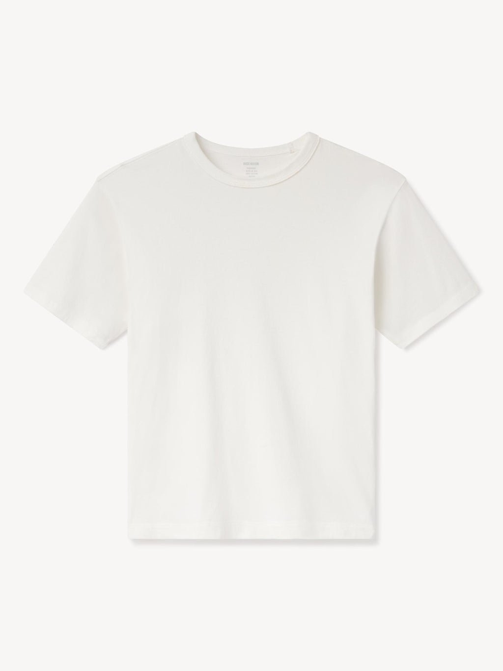 White Toughknit Classic Tee - Buck Mason- Modern American Classics