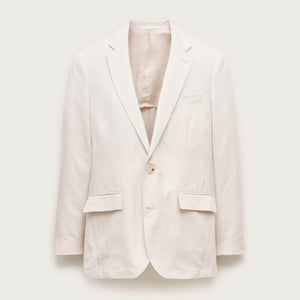 Ludlow Slim-fit suit jacket in Baird McNutt Irish cotton-linen blend