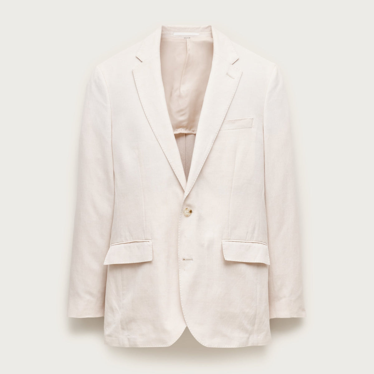 Ludlow Slim-fit suit jacket in Baird McNutt Irish cotton-linen blend