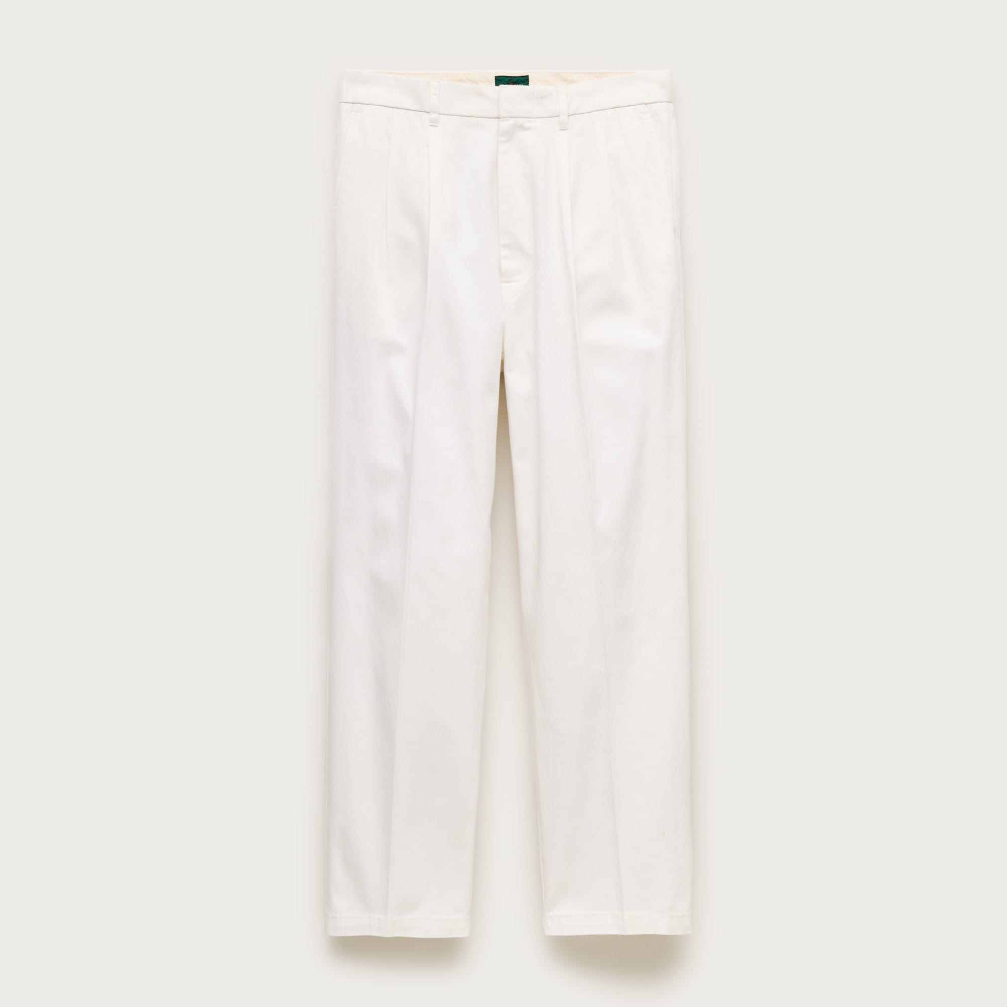 Relaxed-fit double-pleated nautical trouser