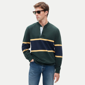 Rugby henley in stripe
