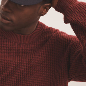 Naadam Cashmino Waffle Crewneck Sweater