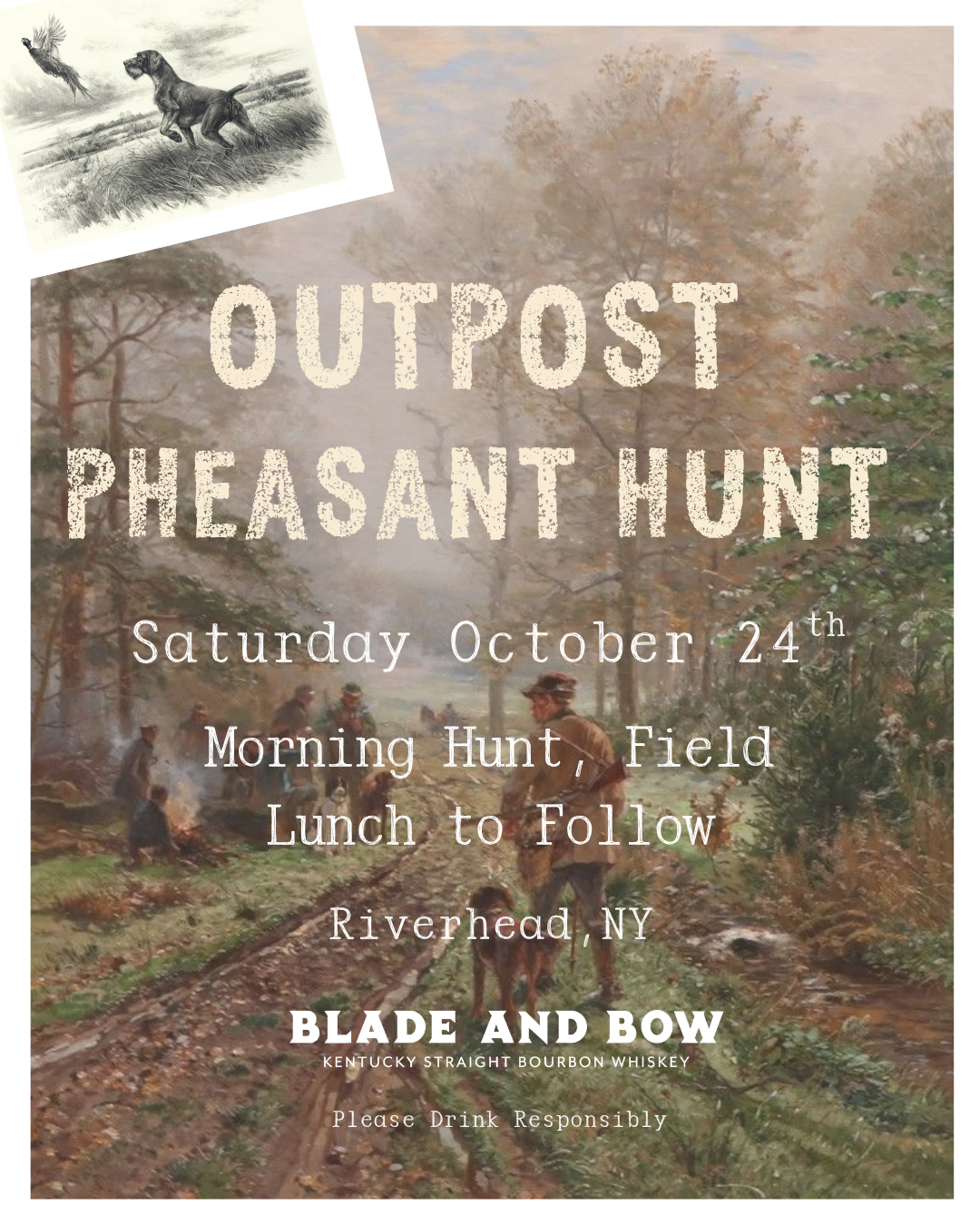 Outpost Fall Pheasant Hunt LUNCH TICKET ONLY