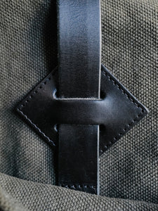The Vasquez in Dark Olive Canvas