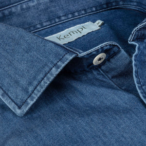 Kempt Casual Dark Indigo Denim Shirt
