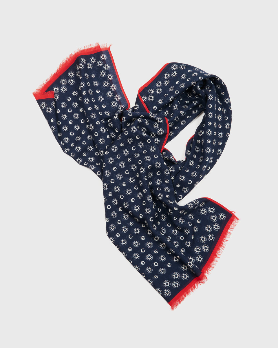 Drake's London x The Explorers Club Scarf
