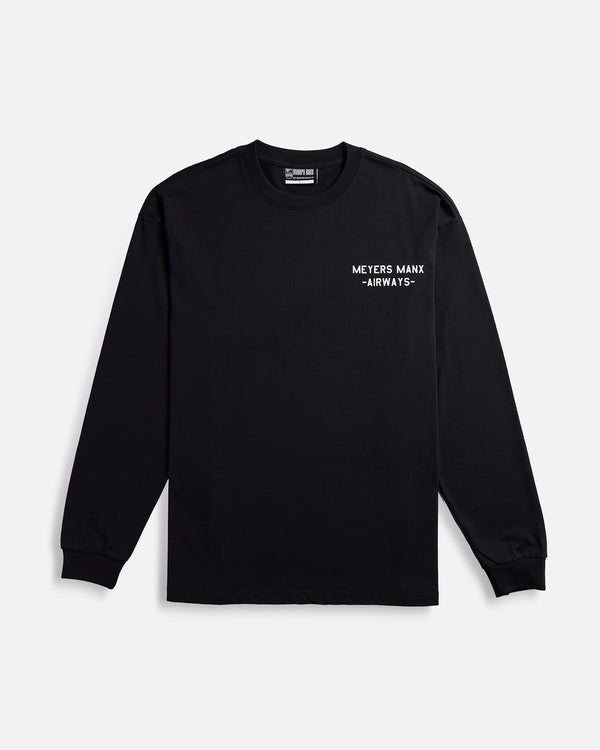 Meyers Manx Hu-16 Long Sleeve Tee Black
