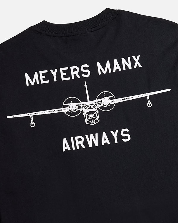 Meyers Manx Hu-16 Long Sleeve Tee Black