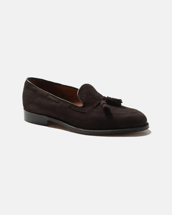 Made-in-USA Mocha Suede Tassel Loafer