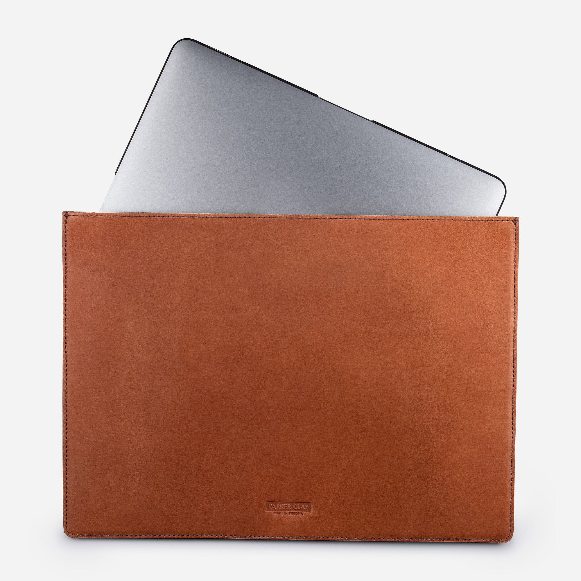 Presidio Full-Grain Leather Laptop Sleeve – Handcrafted in Ethiopia