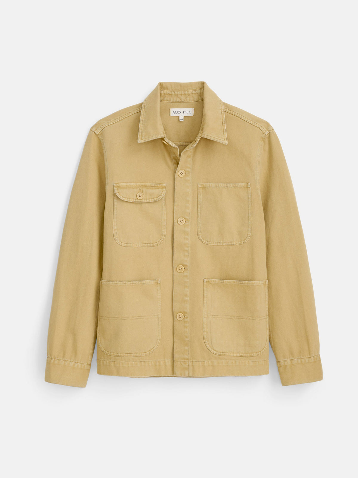 ALEX MILL | Garment Dyed Work Jacket - Beeswax