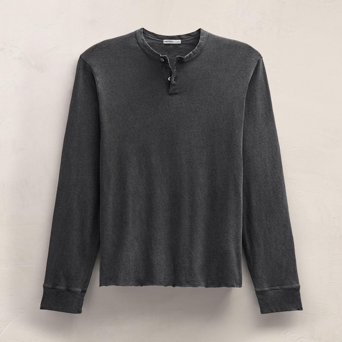 Slub Jersey Long Sleeve Henley