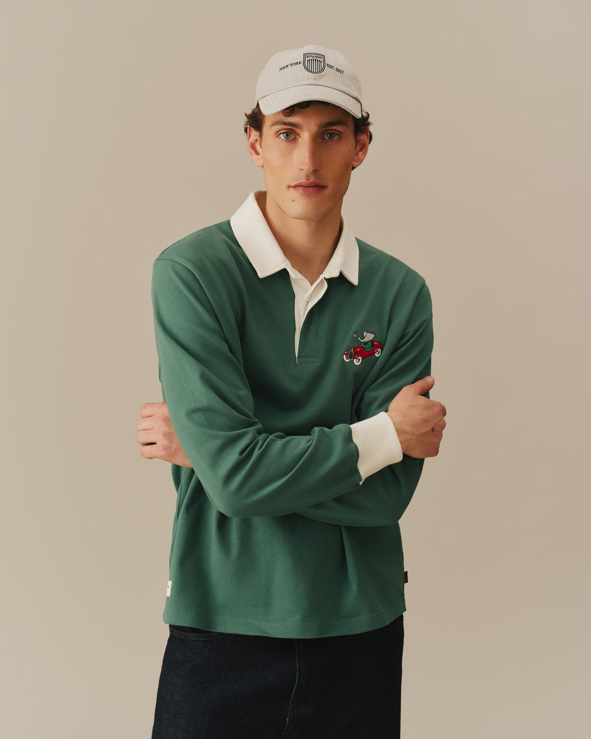 Rowing Blazers Cotton Car Babar Rugby Green