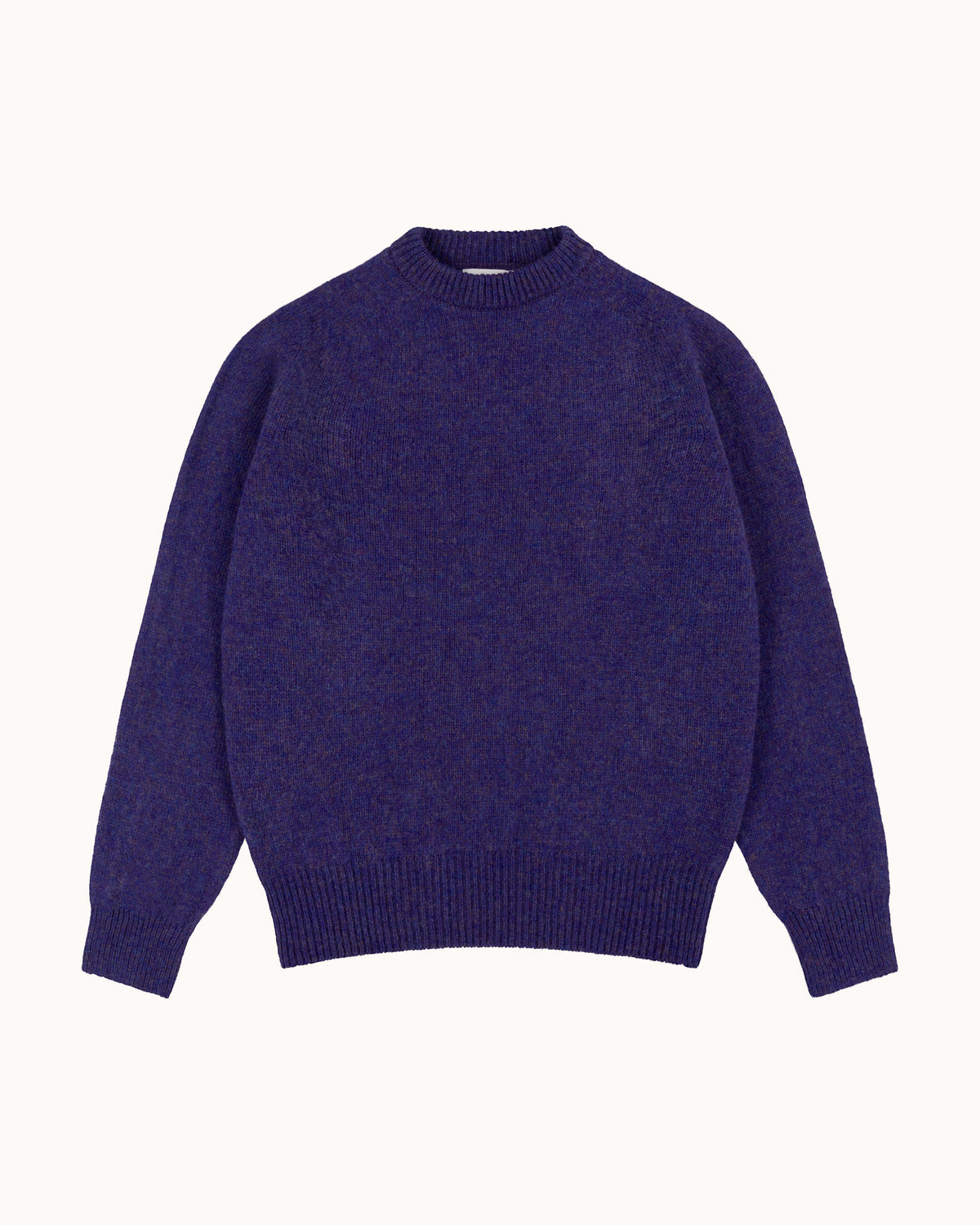 Shetland Wool Crew Neck Sweater