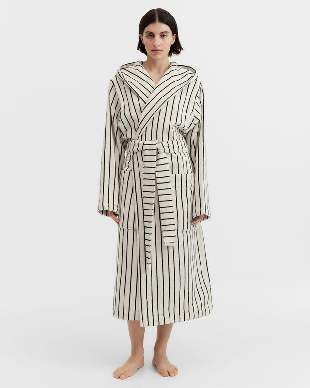 Terry Hooded Bathrobe