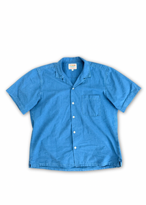Cautley Camp Shirt in Indigo Ripstop