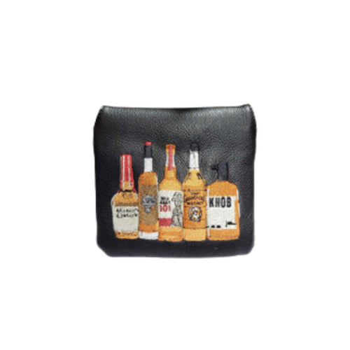 Winston Collection Mallet Putter Cover with Golfer's Favorites in Tradition Leather
