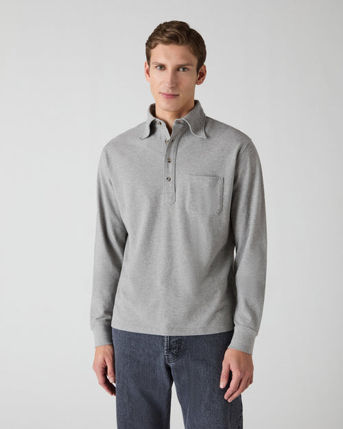 Teddy Long Sleeve Polo Shirt