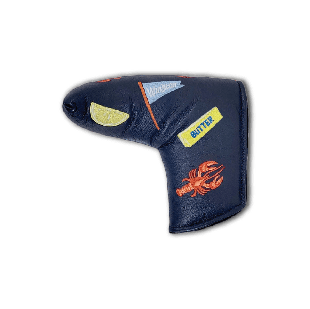 Winston Collection Blade Leather Headcover with Lobster Roll in Tradition Leather