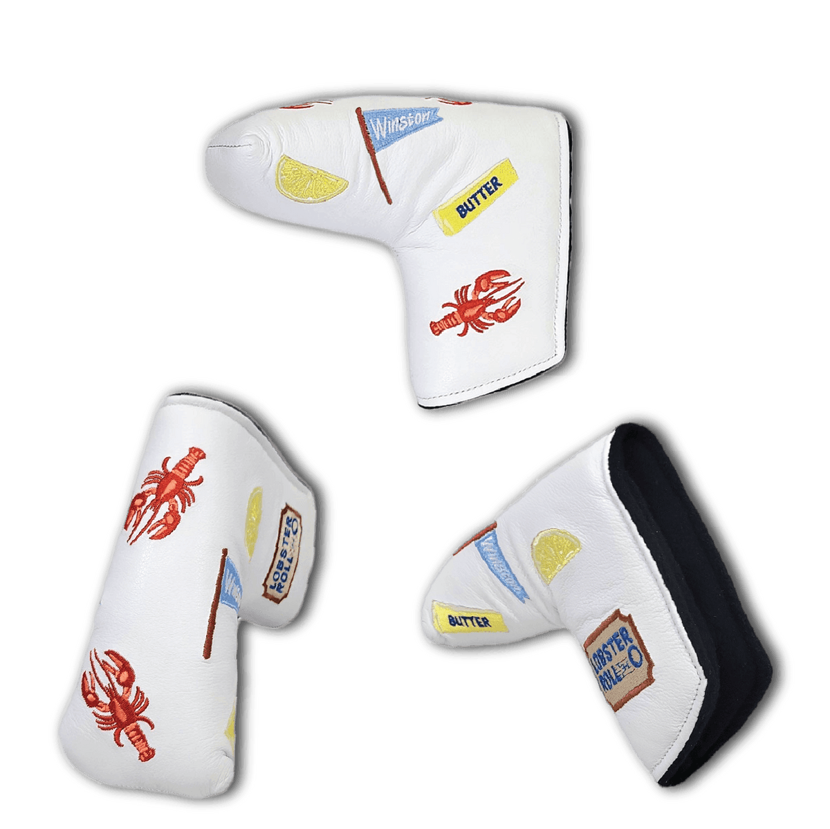 Winston Collection Blade Leather Headcover with Lobster Roll in Tradition Leather