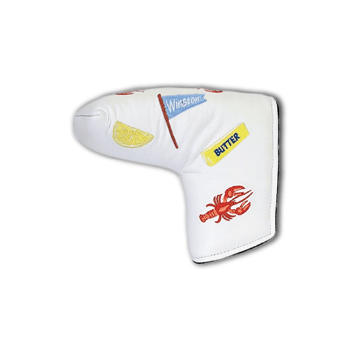Winston Collection Blade Leather Headcover with Lobster Roll in Tradition Leather