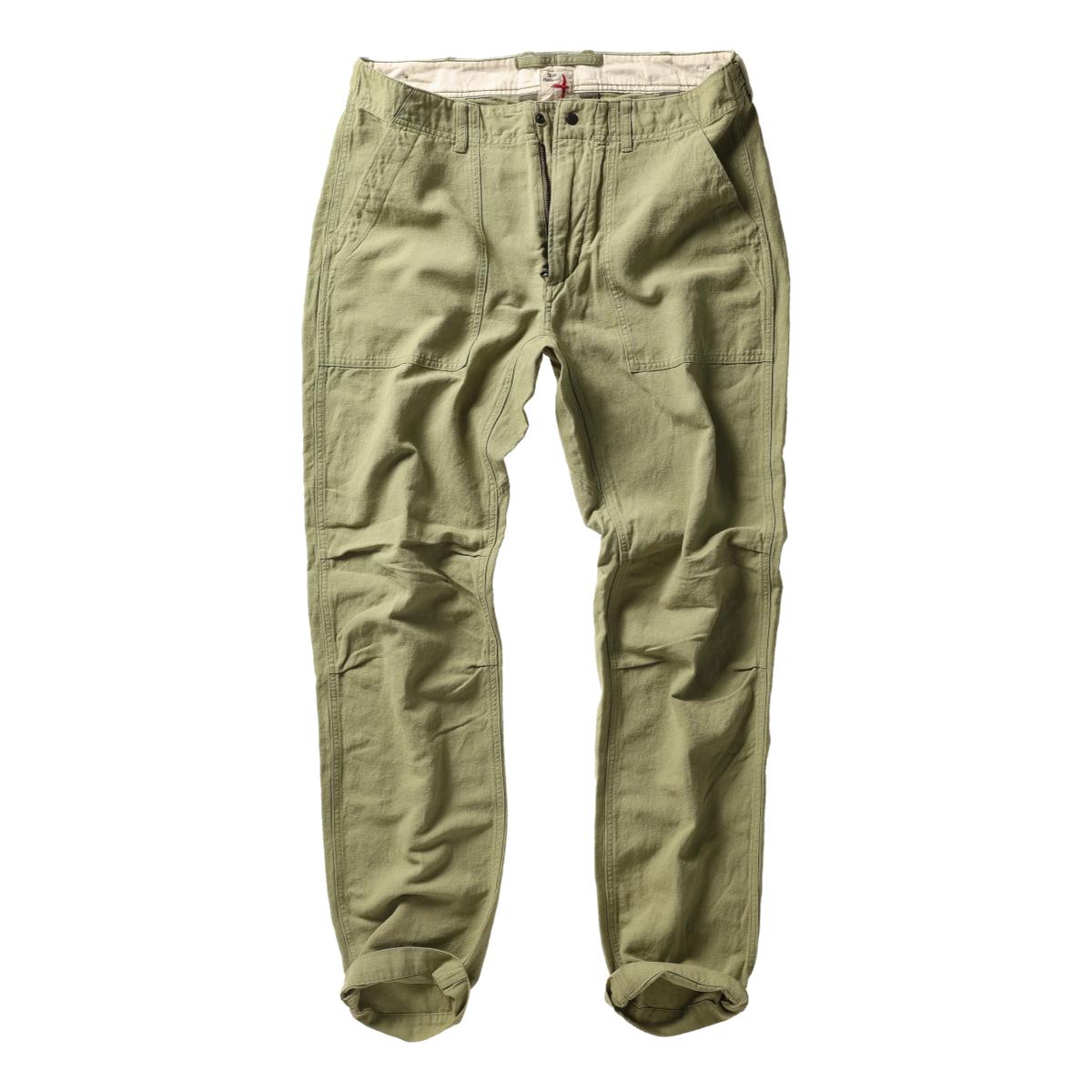 Cotton Linen Supply Pant Lt. Olive