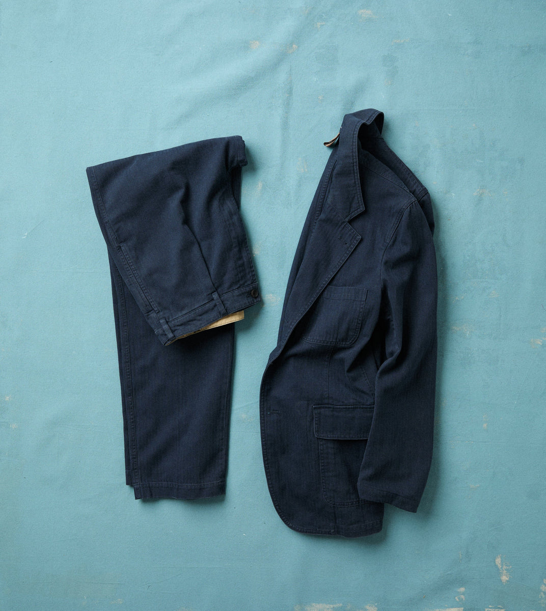 Drakes Ecom - US Navy Herringbone Twill Cotton Games Blazer Mk. I