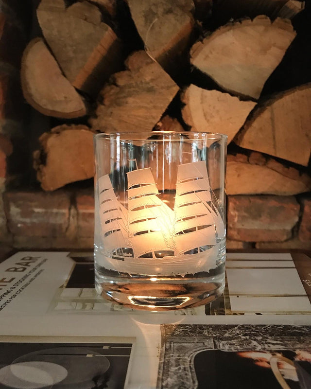 Glass Low Ball The Cortland