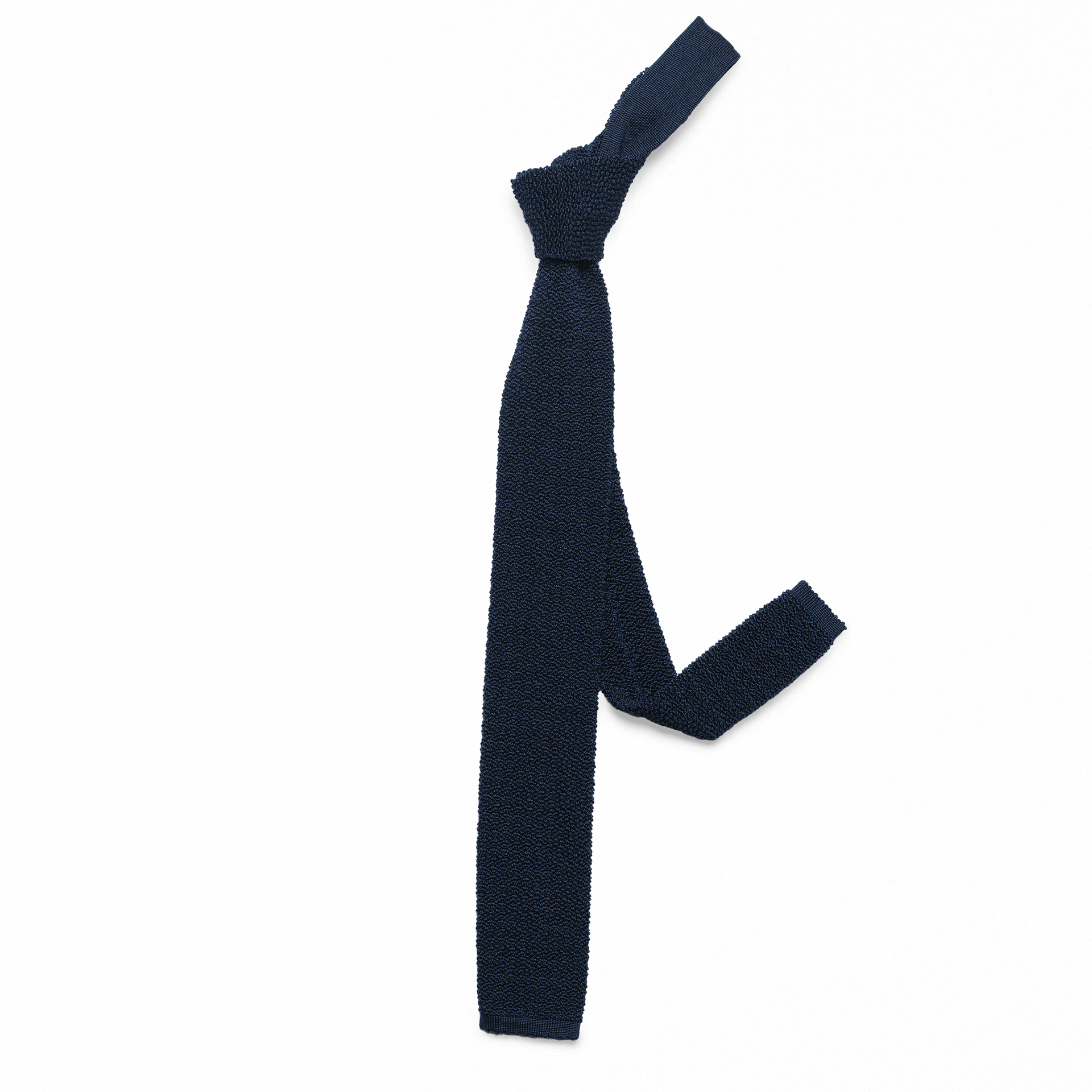 Navy Knit Tie