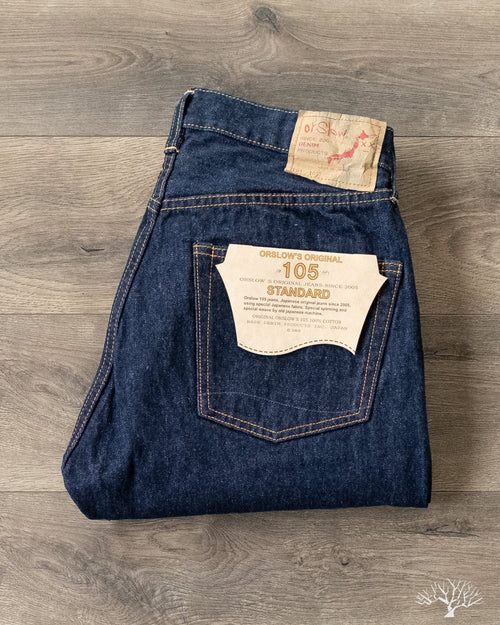 105 Standard Fit Selvedge Denim - One Wash