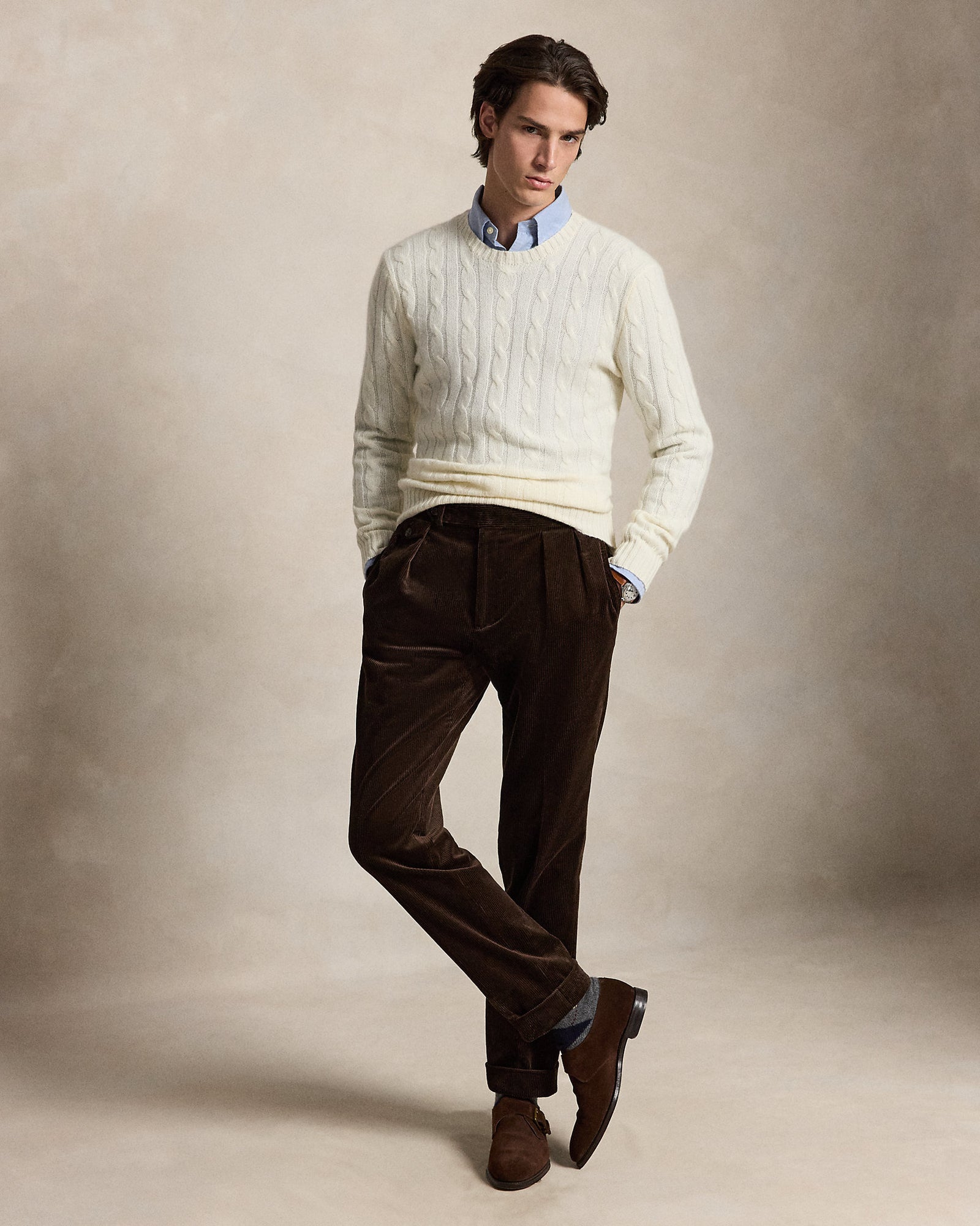 The Iconic Cable-Knit Cashmere Sweater | Ralph Lauren
