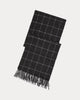 Windowpane Cashmere-Wool Scarf